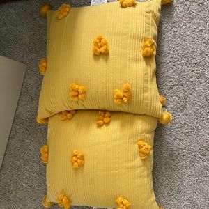 (2) opalhouse toss pillows 18x18 NWT